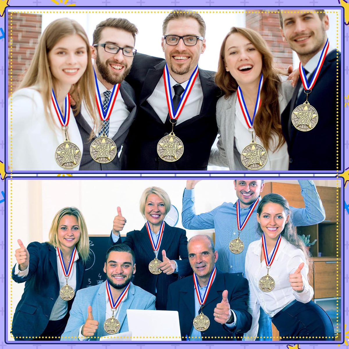 Quelay 30 Pcs 2'' Gold Medals for Awards,Winner Encourage Team Participation for Adults Trophy Award Prize Gift Competitions Graduation Party