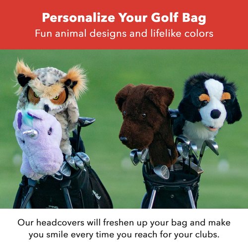 Daphne's Headcovers Calico Cat Driver Headcover | Premium Driver Headcovers | Funny Golf Club Covers | Stylish Protection for Your Clubs | Men's Golf Gear | Driver Headcover for Men and Women