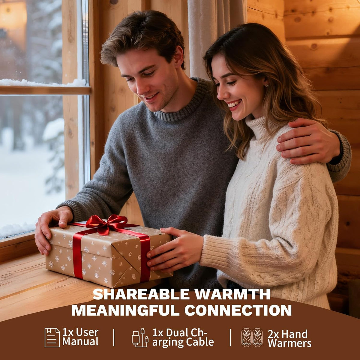 Rechargeable Hand Warmers by [Brand Name] - Magnetic Electric Design | 3-Level Temperature Control, 24-Hour Heating