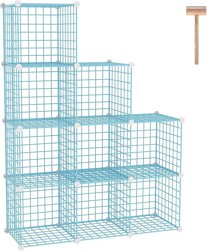 C&AHOME Wire Cube Storage, 9