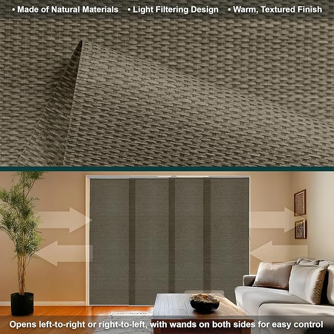 CHICOLOGY Panel Track Vertical Blinds