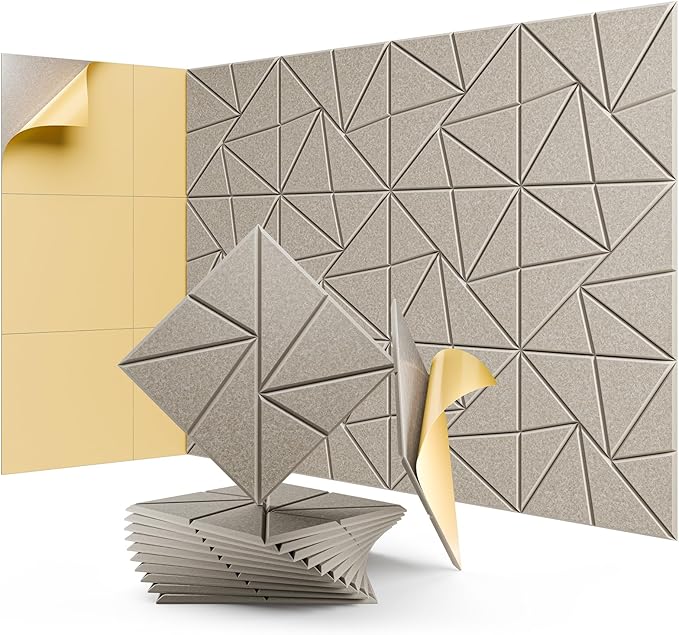 12 Pack Acoustic Panels, Sound Proof Foam Panels