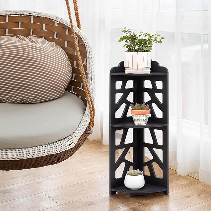 J JINXIAMU Corner Shelves, Corner Shelf Stand Waterproof Great