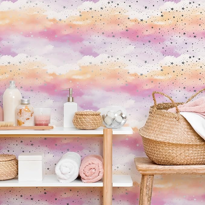 Main Street Peel and Stick Wallpaper Eco-Friendly Sheets 12 Pack, 11 X 16 Inch