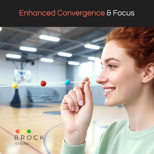 Brock String - Vision Convergence Insufficiency Training Tool for Eye Muscle Strengthening & Focus