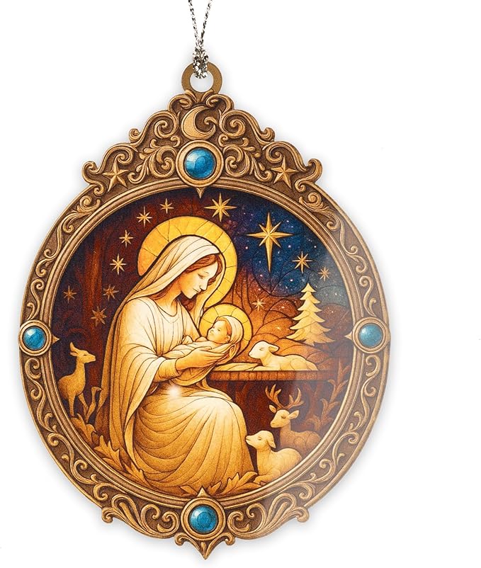 Christmas Nativity ornament 2025 - christian christmas ornaments - religious christmas ornaments - christmas ornaments - christian christmas decor - Christmas decoration