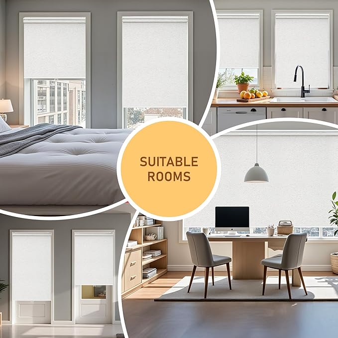 Cordless Roller Shades Blackout Blinds