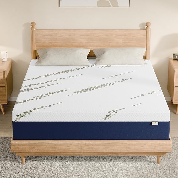 12 Inch Queen Mattress, Gel Memory Foam Bed in a Box, Medium Firm, CertiPUR-US Certified, Pressure Relief, Comfortable Sleep for Couples, Adults, Guest Rooms