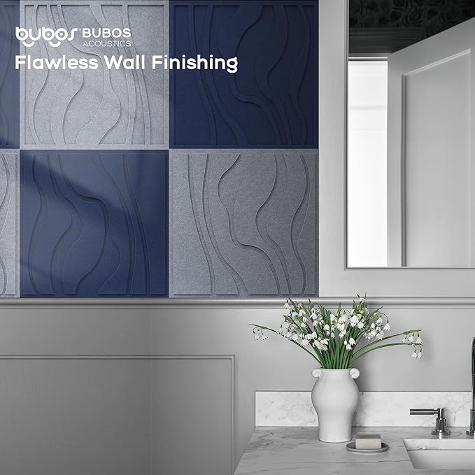 BUBOS Art Acoustic Wall Panels 6 Pack