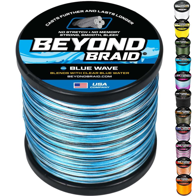 Beyond Braid Blue Wave 500 Yards 50lb