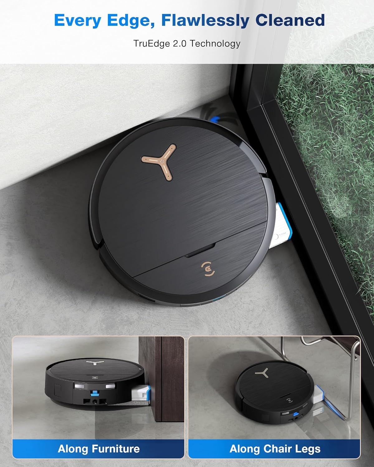 ECOVACS DEEBOT X9 PRO Omni Robot Vacuum and Mop,16,600Pa Blast Suction, OZMO Roller Instant Self-Washing Mopping, ZeroTangle 3.0, Triple Lift System, AI Smart Navigation, Hands-Free Omni Station