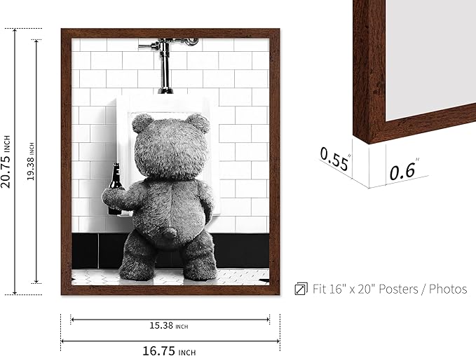 Poster Master Funny Teddy Bear Print