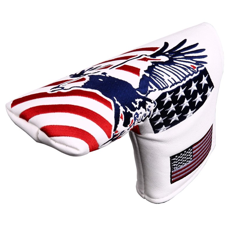 USA Eagle Magnetic Golf Putter Head Cover Blade Putter Covers for Scotty Cameron Taylormade Odyssey Golf Builder