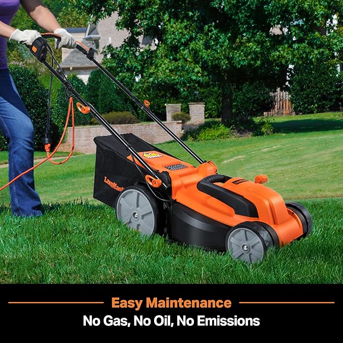 LawnMaster MEB1216K Electric Lawn Mower 16-Inch 12AMP