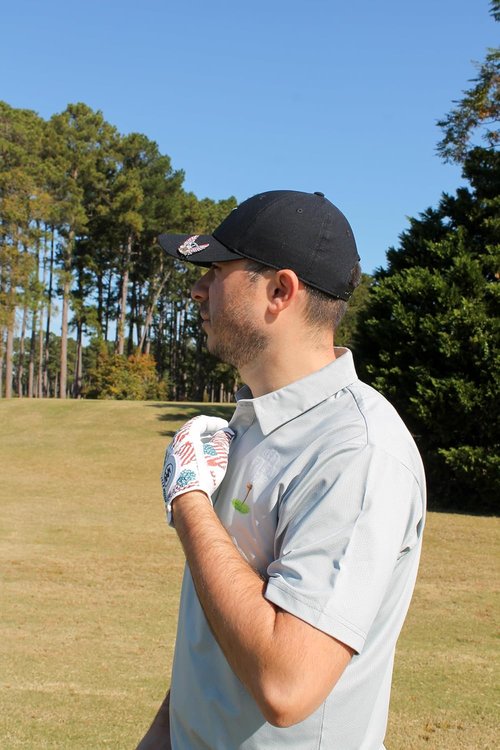 MULLIGAN HOOLIGAN® Men's Golf Glove - Premium Cabretta Leather & Mesh for Breathable Comfort