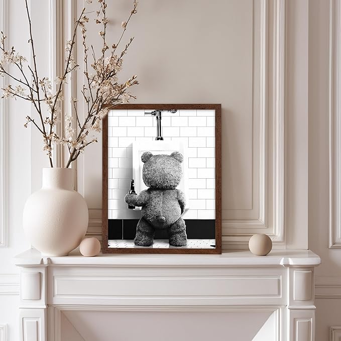 Poster Master Funny Teddy Bear Print