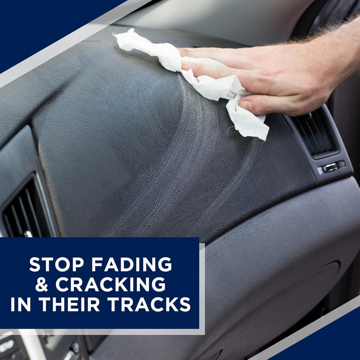 303 Products Automotive Protectant Wipes - Superior UV Protection & Color Restoration | Prevents Fading, Cracking & Dust