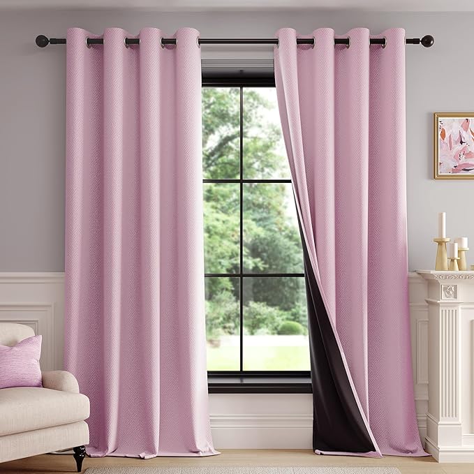 FMFUNCTEX 100% Blackout Curtains