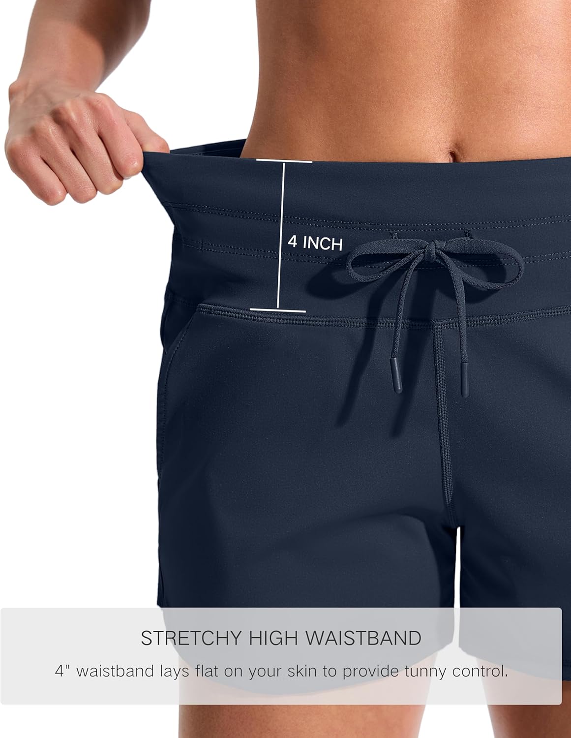 Soothfeel Women's Running Shorts - Quick Dry High Waisted Athletic Shorts with Pockets | 3.5"/5" Sizes