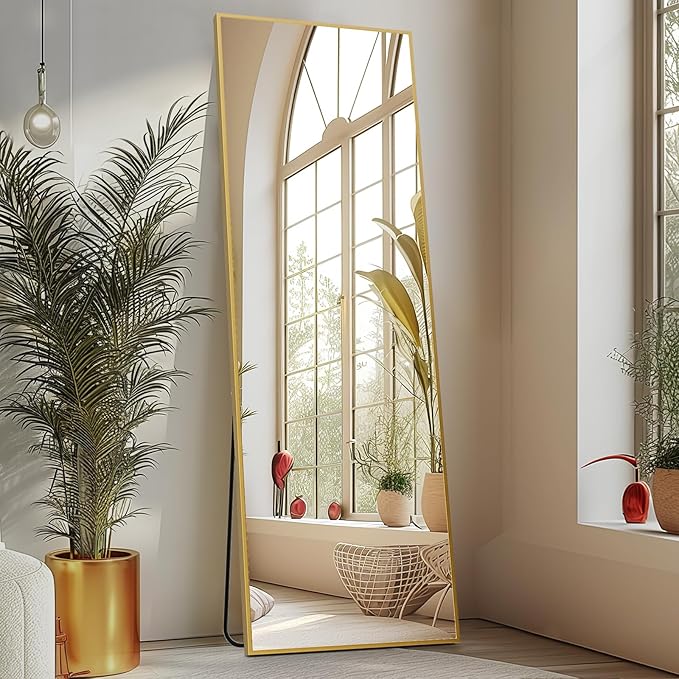 Sweetcrispy 59"x16" Full Length Mirror, Leaning or Standing Full Body Mirror