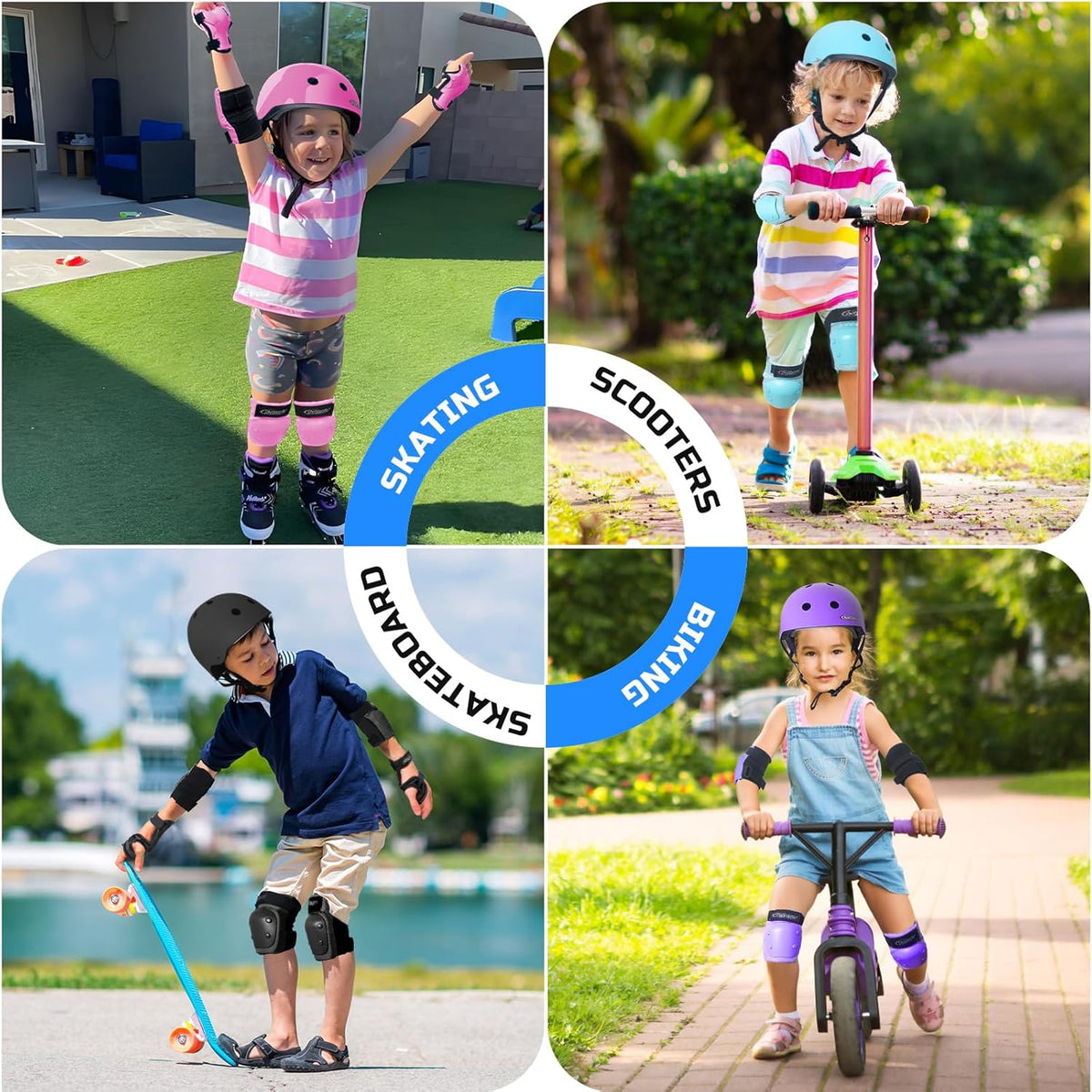 Skiennix Kids Bike Helmet - Lightweight & Safe Multi-Sport Protection for Boys & Girls | Adjustable Size