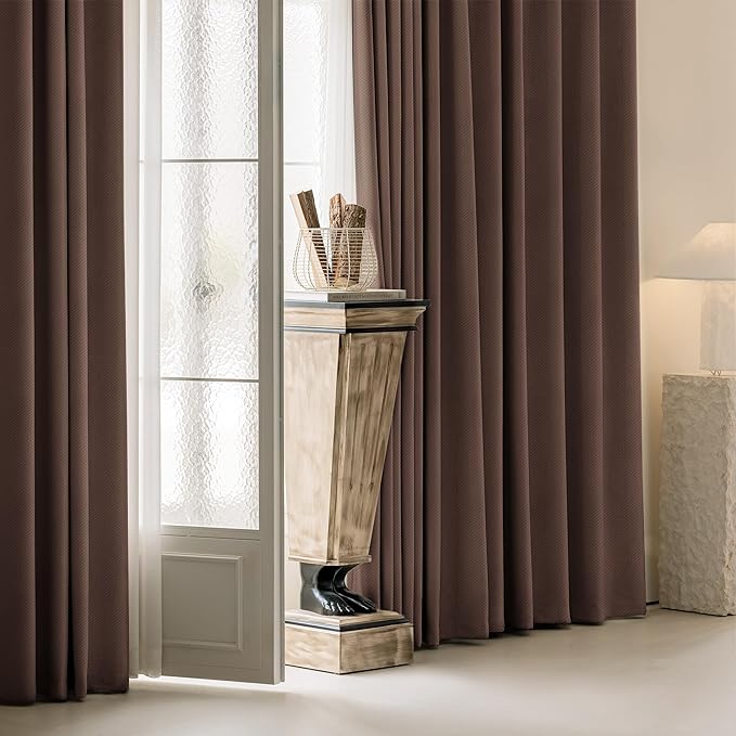 FMFUNCTEX 100% Blackout Curtains
