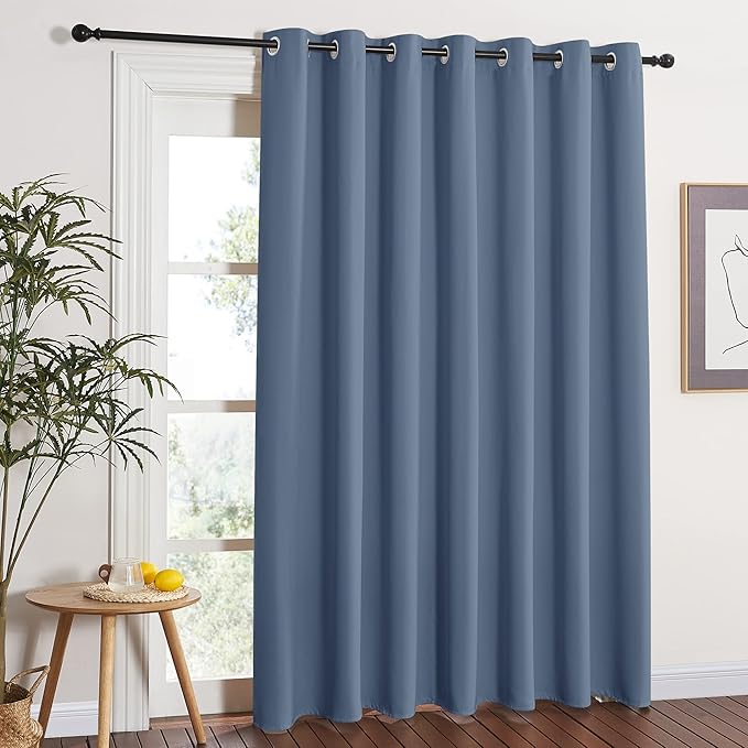 NICETOWN Sliding Glass Door Blackout Curtain