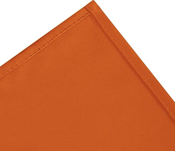 LEMOMO Blackout Curtains 52 x 95 inch/Orange Curtains Set of 2 Panels/Thermal