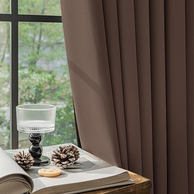 FMFUNCTEX 100% Blackout Curtains
