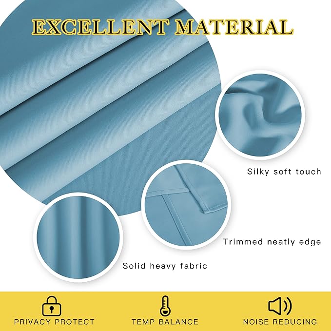 NICETOWN Blackout Curtain Panel