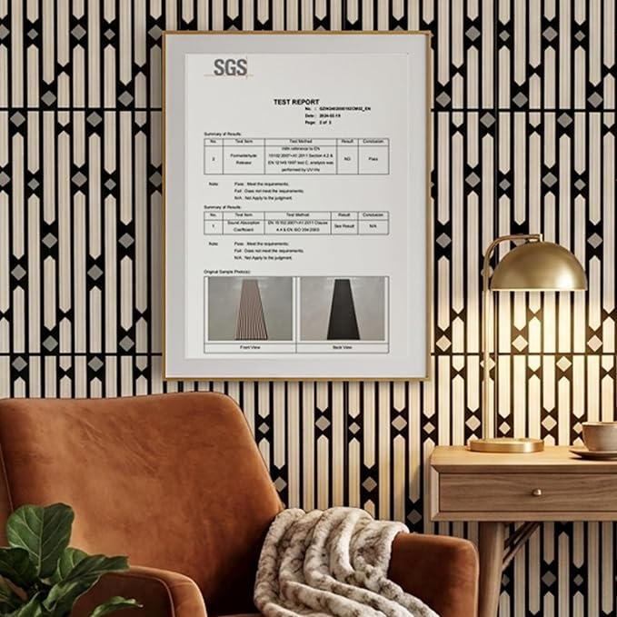 PVC Acoustic Wall Panels, Geometric Sound-Reducing Panels