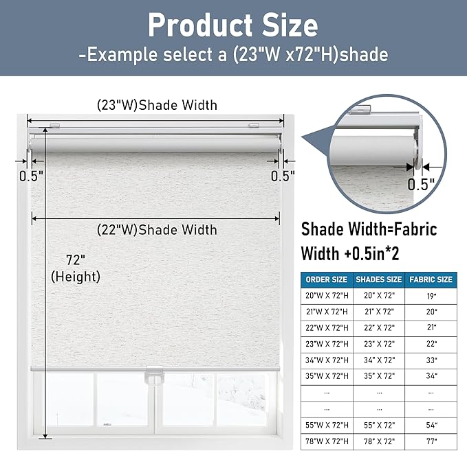 Cordless Roller Shades Blackout Blinds
