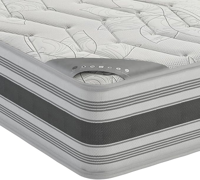 Sweet Home Stores Meditate 12" Twin Hybrid Mattress – Firm Support, Pocket Coils, Fiberglass-Free, CertiPUR-US® Certified, Reduced Heat Build Up, Antistatic Cover, Made in USA, Bed in a Box