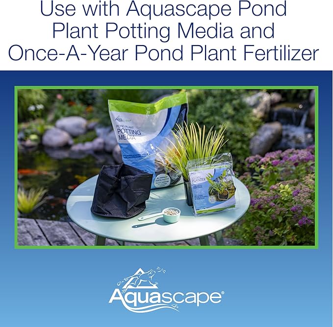 Aquascape 98500 Fabric Plant Pot 12" Round x 8" Deep (2 Pack) for Pond Water Feature and Garden