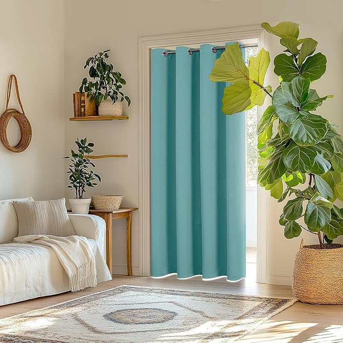 ChrisDowa Blackout Curtains 36 Inches Long
