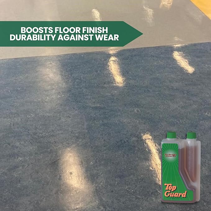 Industrial and Commercial Cleaning Supplies Floor Protection, Surface Shield, Creating a Lustrous Wet Look Shine Flooring Finish (6x1 Liter)