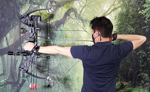 4-Arrow Quick Release Aluminum Bow Quiver - SAS Compact Design