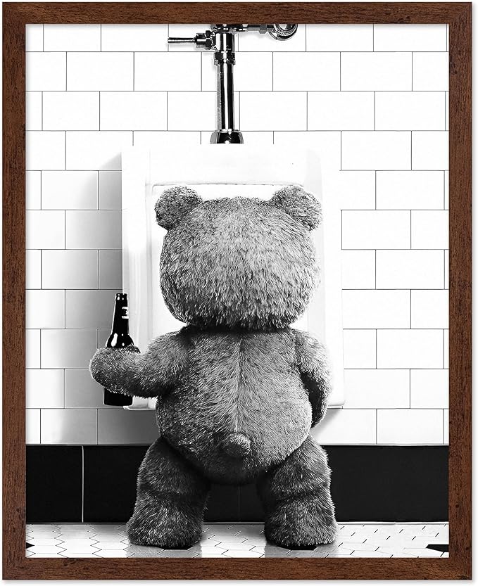 Poster Master Funny Teddy Bear Print