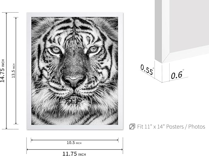 Poster Master Vintage Tiger Face Print