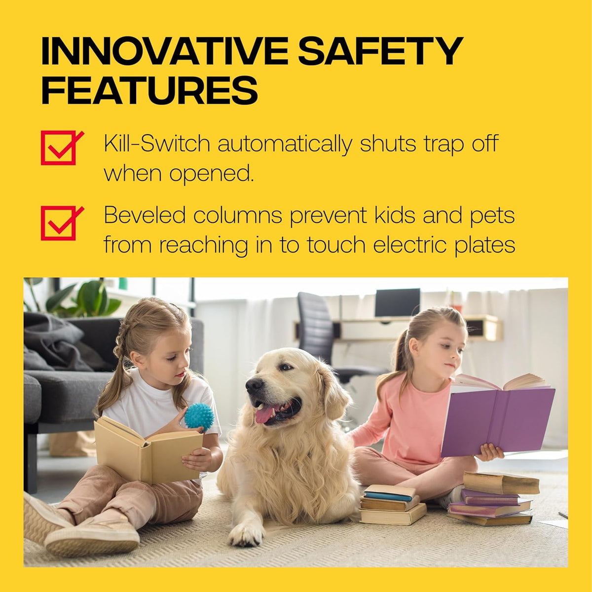 Victor Electronic Mouse Trap - Humane Indoor Mouse Control - No Touch Electric Design - M250B