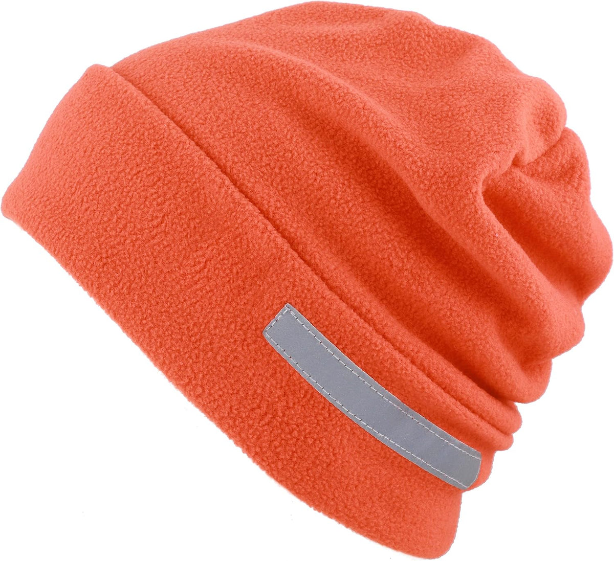 The Hat Depot Fleece Winter Functional Beanie Hat Cold Weather-Reflective Safety for Everyone Performance Stretch