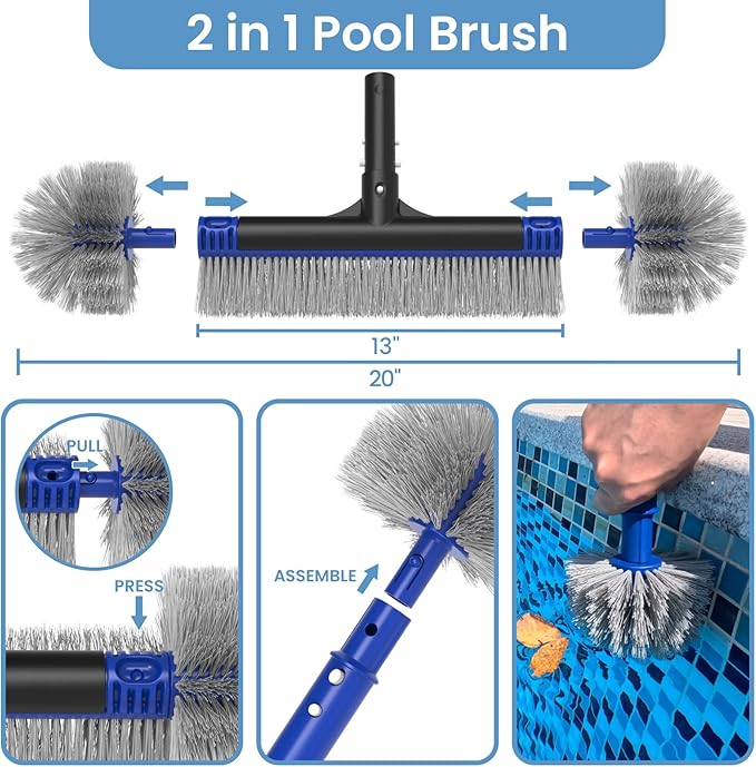 Poolvio Cleaning Kit Bundle – Premium Inground & Standard Above Ground