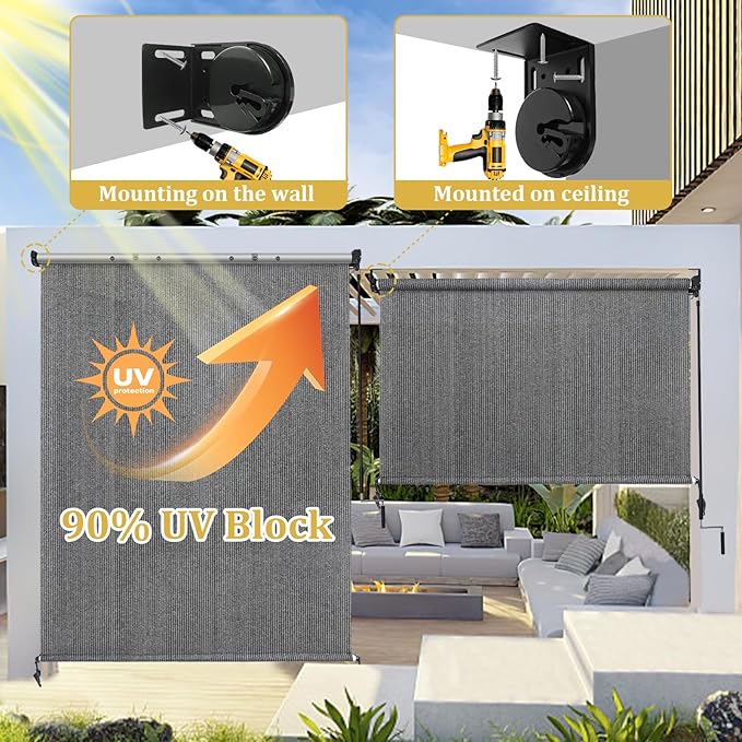 Shade&Beyond Outdoor Roller Shades