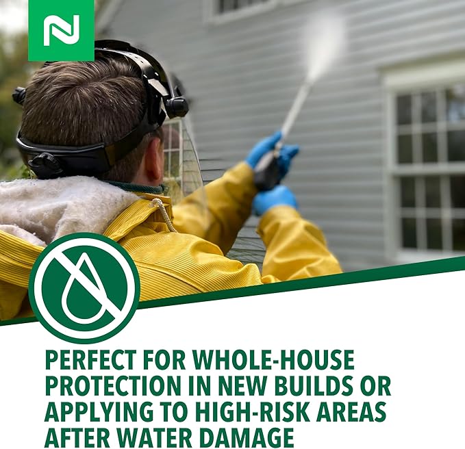 Bora-Care with Mold-Care Moldicide Concentrate, Wood Protection Against Mold, Termites, and Decay, Long-Lasting Residual Protection, 1 Gallon