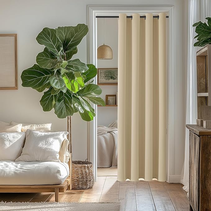 ChrisDowa Blackout Curtains 84 inches Long