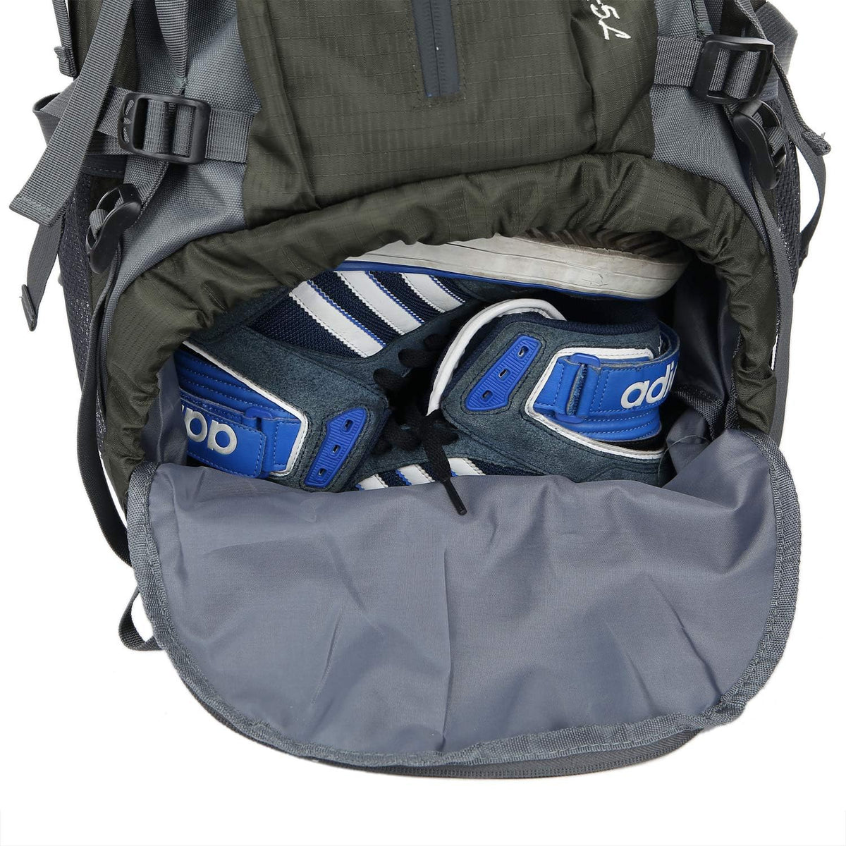 WoneNice 50L(45+5) Waterproof Hiking Backpack - Outdoor Sport Daypack with Rain Cover