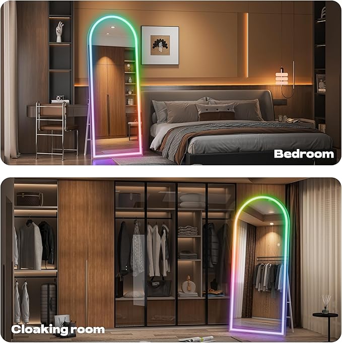 Hasipu Arch Full Length Mirror 83 x 36 in
