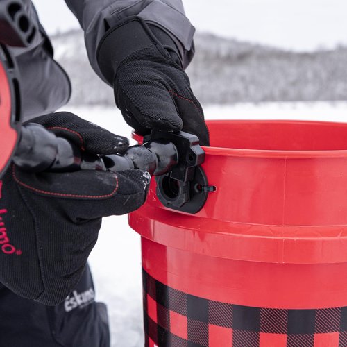 Eskimo® E-Hub Bucket Base (2-Pack), Shelters, Black, Locking Connection, E-Hub System, 44616