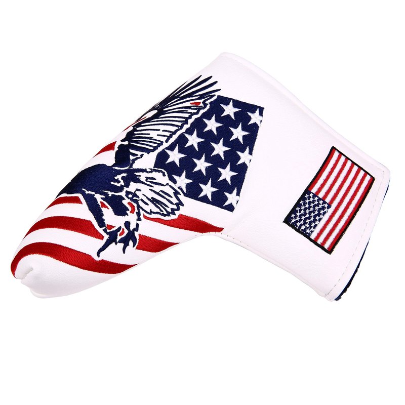 USA Eagle Magnetic Golf Putter Head Cover Blade Putter Covers for Scotty Cameron Taylormade Odyssey Golf Builder