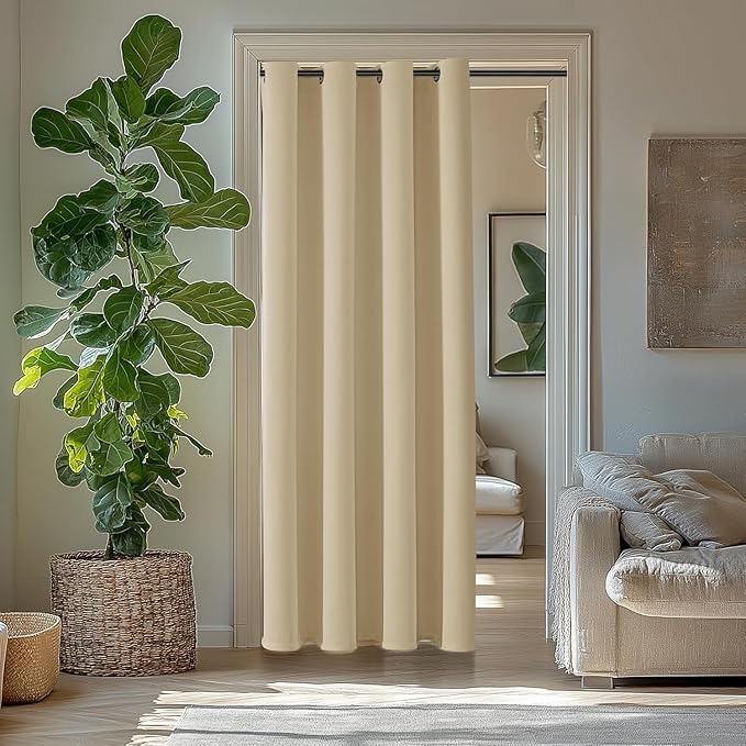 ChrisDowa Blackout Curtains 36 Inches Long